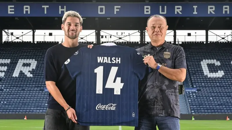 Debut Sandy Walsh Bersama Buriram United Hampir Berujung Kekalahan